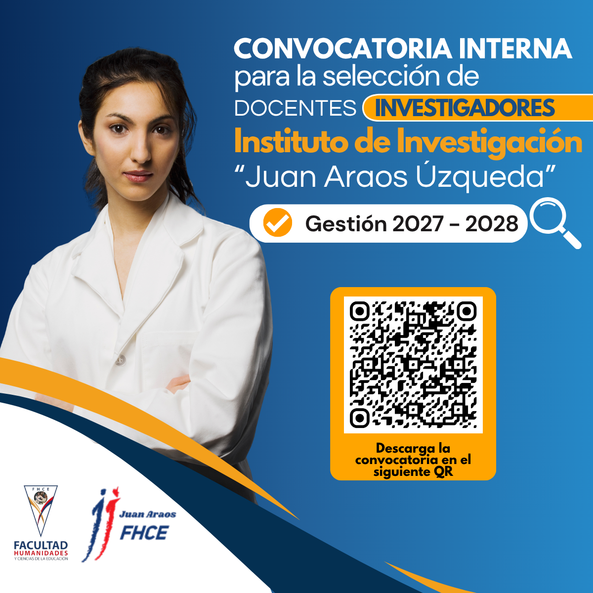 Convocatoria Interna para la selección de Docentes Investigadores para el IIFHyCE